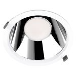 Ledvance LED Deckenstrahler Comfort UGR19 Aluminium 42W/36W/30W 5000lm/4200lm/3600lm 100D - 930-940 CCT | Ausschnitt 250mm - IP44 - Höchste Farbwiedergabe