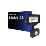 Led-Scheinwerfer G3.1 Schwarz 10W 1100lm 100D - 830 Warmweiß | IP65 - Bewegungs- und Lichtsensor - Symmetrisch 
