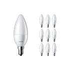 Mehrfachpackung 10x Philips Corepro LED Kerze E14 Matt 2.8W 250lm - 827  | Ersatz für 25W