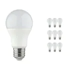 Mehrfachpackung 10x Classic LED E27 Birne Matt 8.5W 806lm - 827  | Dimmbar - Ersatz für 60W