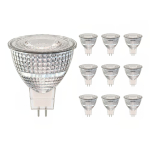 Mehrfachpackung 10x LED-Spot GU5.3 MR16 6.1W 621lm 36D - 830 | Ersatz für 50W