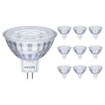 Lot 10x Philips Corepro LED Spot GU5.3 MR16 4.4W 390lm 36D - 840 Blanc Froid | Équivalent 35W
