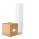 Lot 10x Philips CorePro PL-C LED 6.5W 770lm - 840 Blanc Froid | 4 Broches - Remplacement 18W