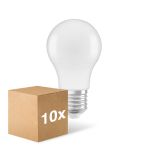 Lot 10x Ledvance Classic LED E27 Poire Dépolie 4.9W 470lm - 827  | Remplacement 40W