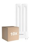Lot 10x Ledvance DULUX-F LED 12W - 840 Blanc Froid | 4 Broches - Remplacement 24W