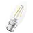 Ledvance Classic LED B22 Bougie Filament Claire 1.8W 250lm - 827 Blanc Très Chaud | Remplacement 25W