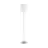 Eglo Lampadaires Salon Pasteri Échantillon Nickel Satiné Blanc | IP20 - Convient pour 1x E27 