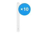 Lot 10x Philips Corepro PL-L LED 16.5W 2100lm - 865 Lumière Du Jour | 4 Broches - Remplacement 36W