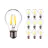Lot 10x LED E27 Poire Filament Claire 8.5W 1055lm - 827 | Dimmable - Remplacement 75W